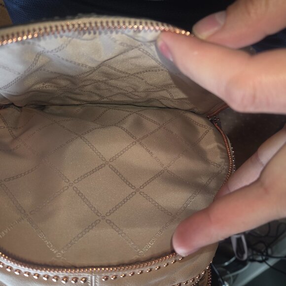 Michael Kors Mini Backpack โ Rose Gold Studs โจ- Gift-Ready - Fall Fashion - Picture 7 of 9